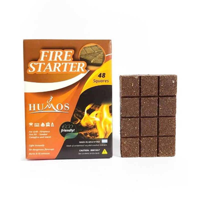 Humos Natural Fire Starter, 48 pcs Pack