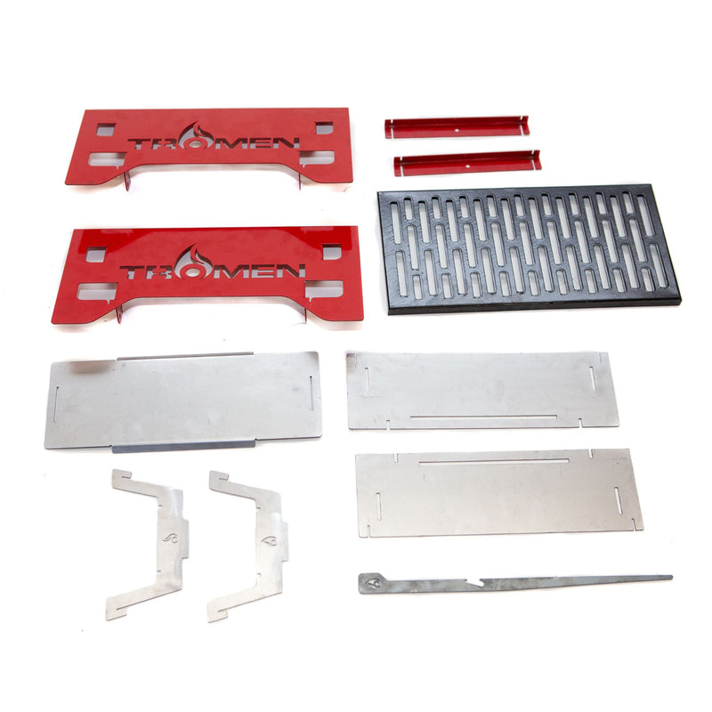 Tromen Glamping 16 Inch Portable Camping Grill and Brazier