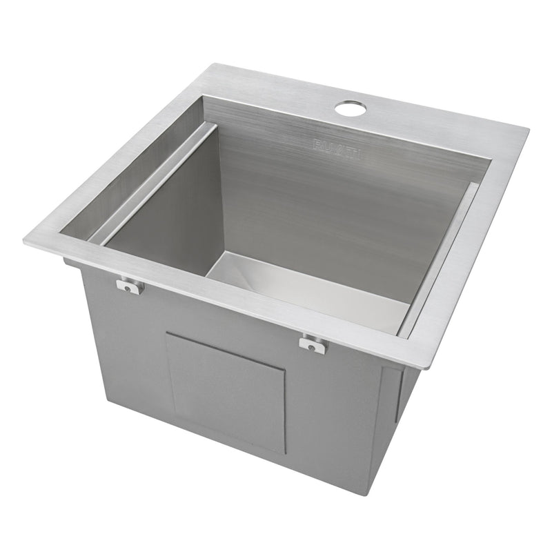 Ruvati Merino RVQ5215 15 x 15 inch Outdoor Sink Stainless Steel