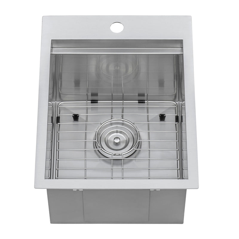 Ruvati Merino RVQ5210 15 x 20 inch Outdoor Sink Stainless Steel