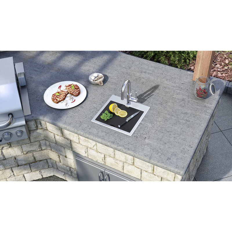 Ruvati Merino RVQ5215 15 x 15 inch Outdoor Sink Stainless Steel
