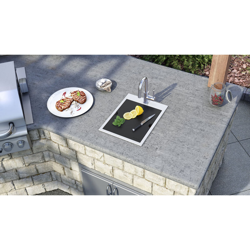 Ruvati Merino RVQ5210 15 x 20 inch Outdoor Sink Stainless Steel