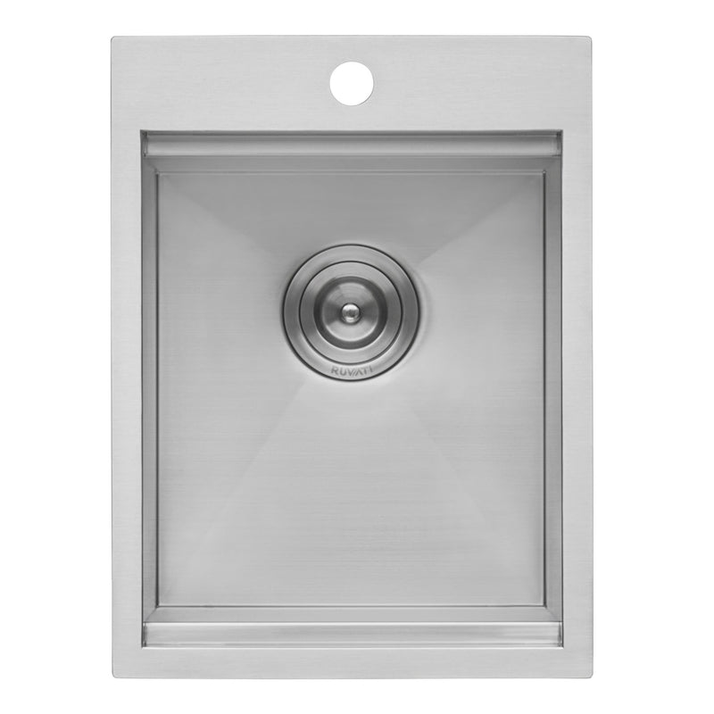 Ruvati Merino RVQ5210 15 x 20 inch Outdoor Sink Stainless Steel
