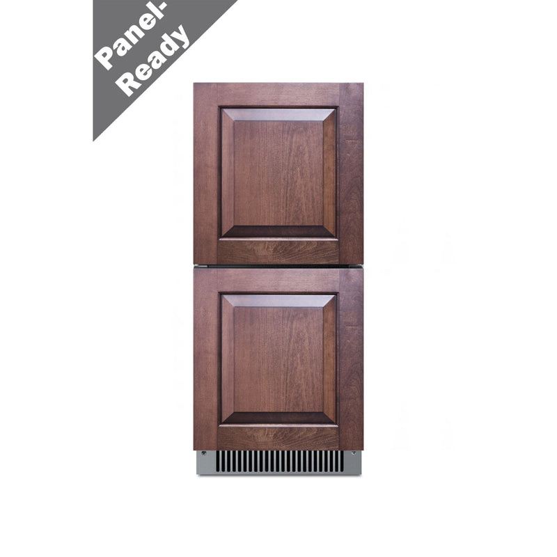 Summit ADRD15 15" Wide 2-Drawer All-Refrigerator, ADA Compliant