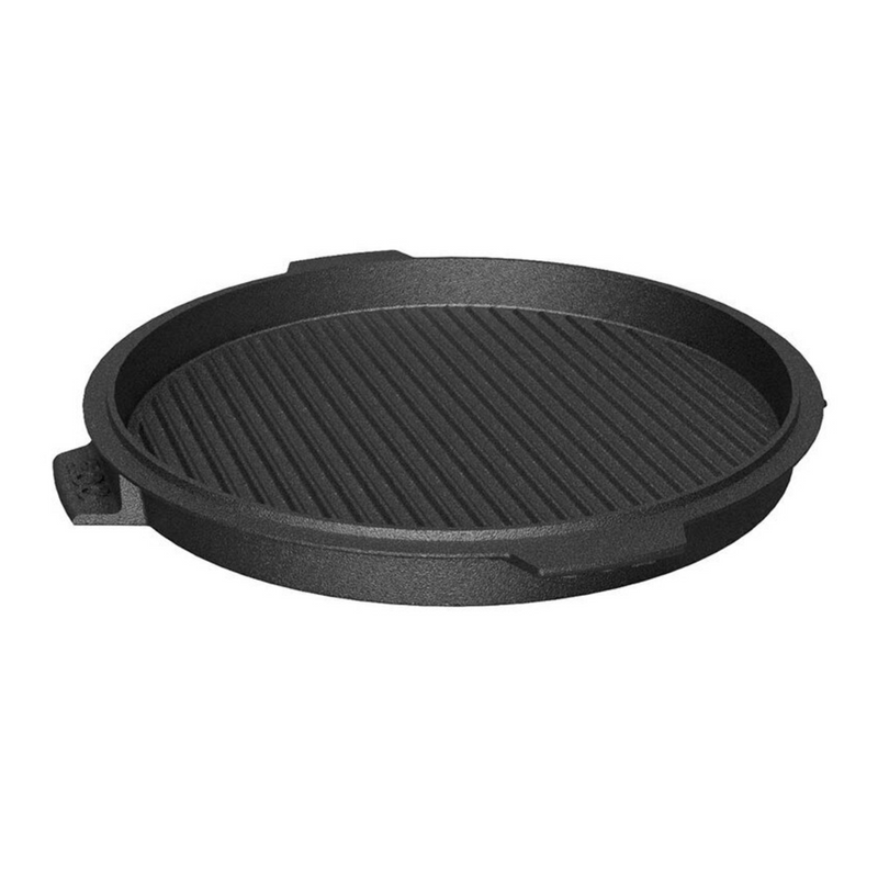 Big Green Egg 117656 14-Inch Cast Iron Dual Side Plancha Griddle