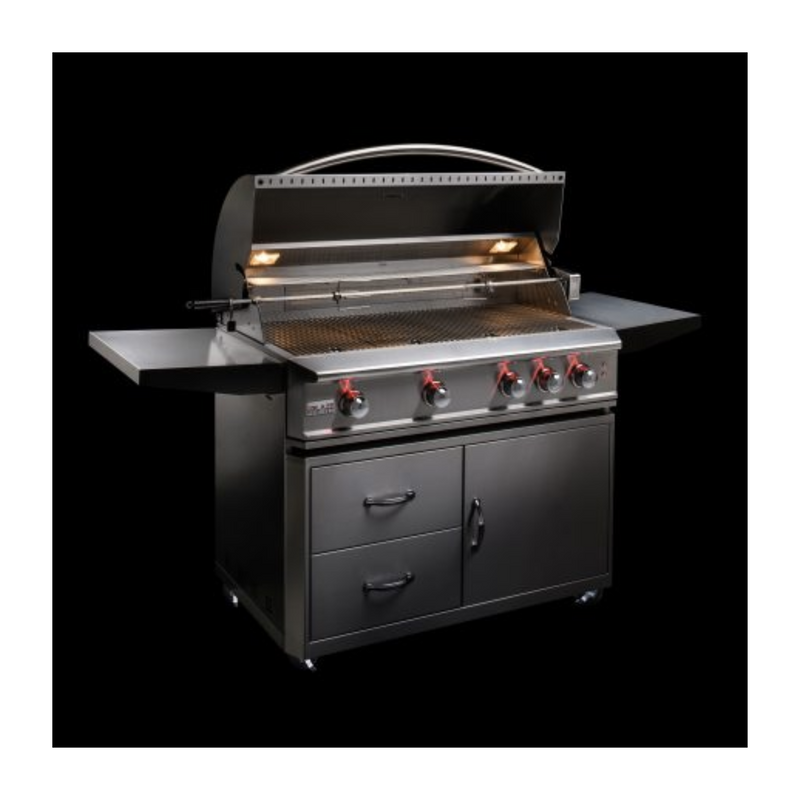 Blaze Professional 44-Inch 4 Burner Built-In Gas Grill With Rear Infrared Burner