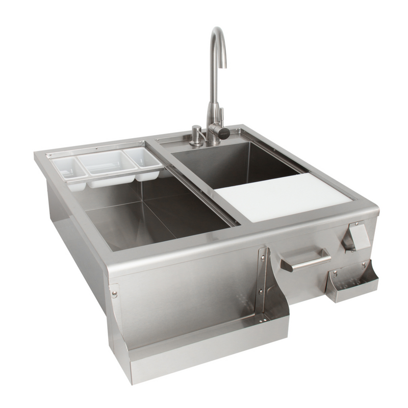 Blaze 30-Inch Beverage Center With Sink & Ice Bin Cooler