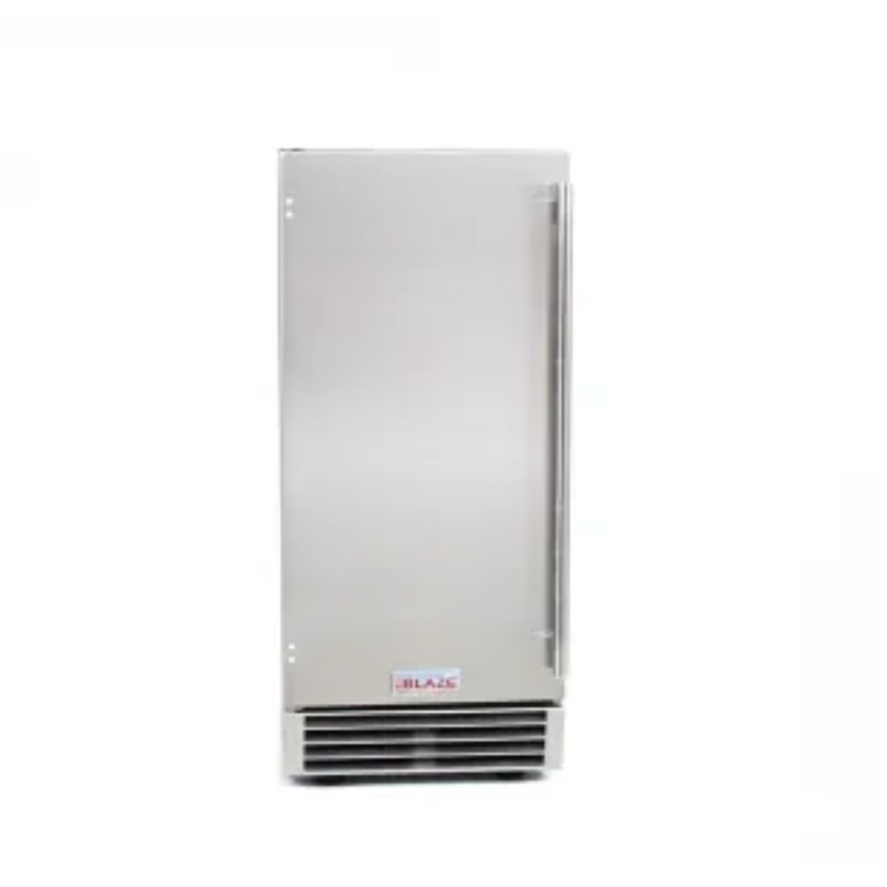 Blaze 50 Lb. 15-Inch Outdoor Ice Maker with Gravity Drain