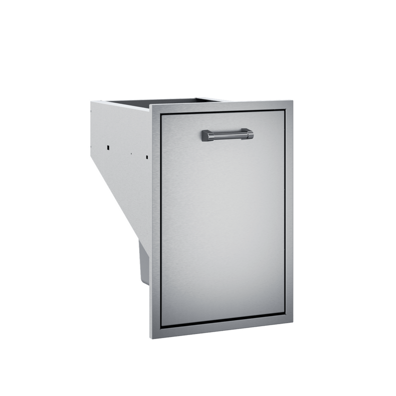 Delta Heat 18-Inch Roll-Out Stainless Steel Trash Bin | GW STORE