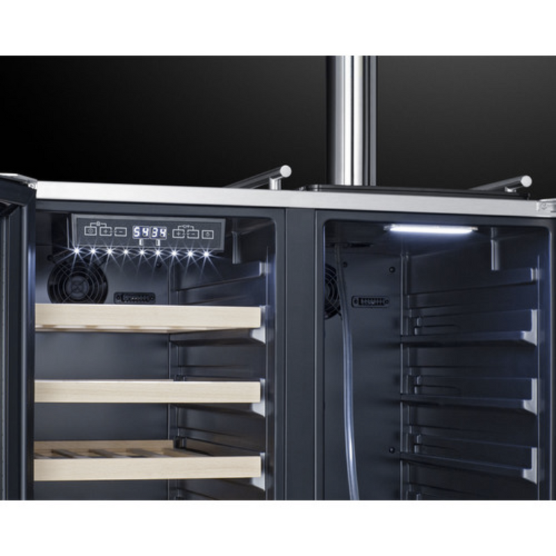 Summit SWBC3041 30" Built-In Wine Cellar/Kegerator