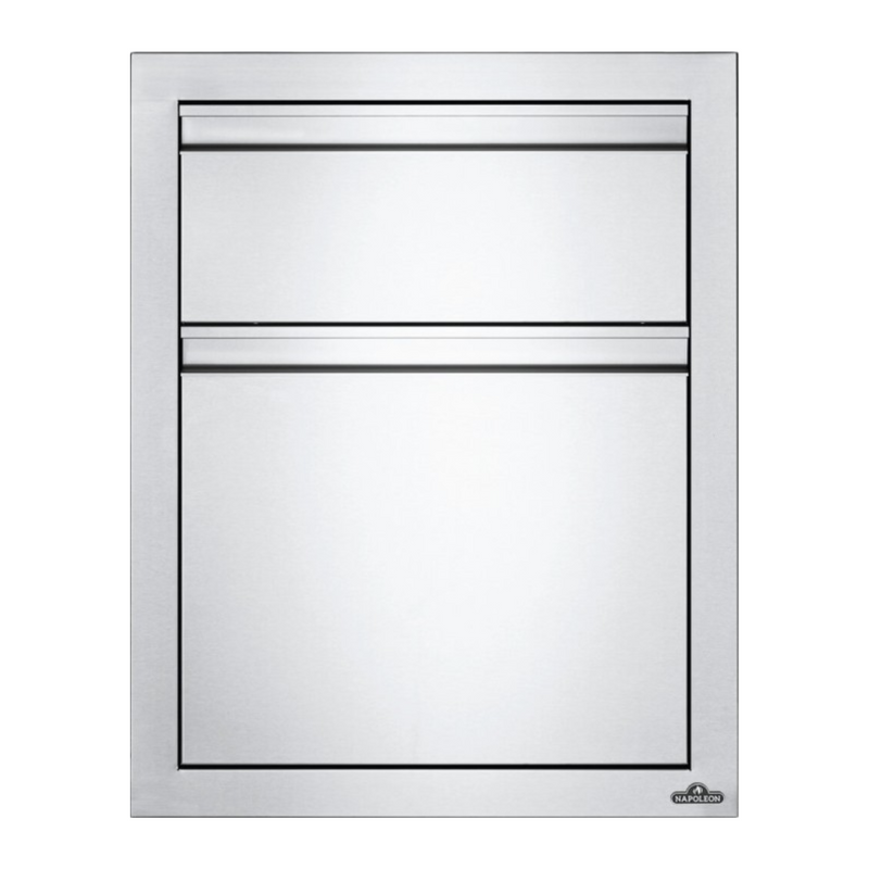 Napoleon BI-1824-1W 18" X 24" Double Drawer: Waste Bin