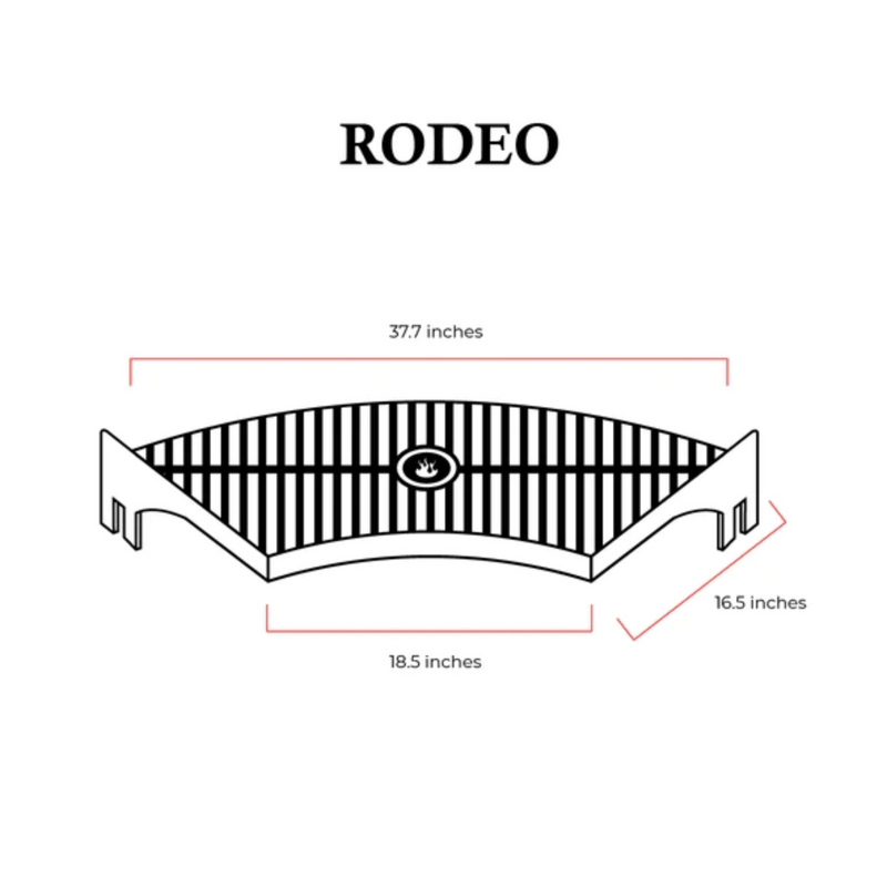 Fogues TX Curved Grill for Open Fire Grill