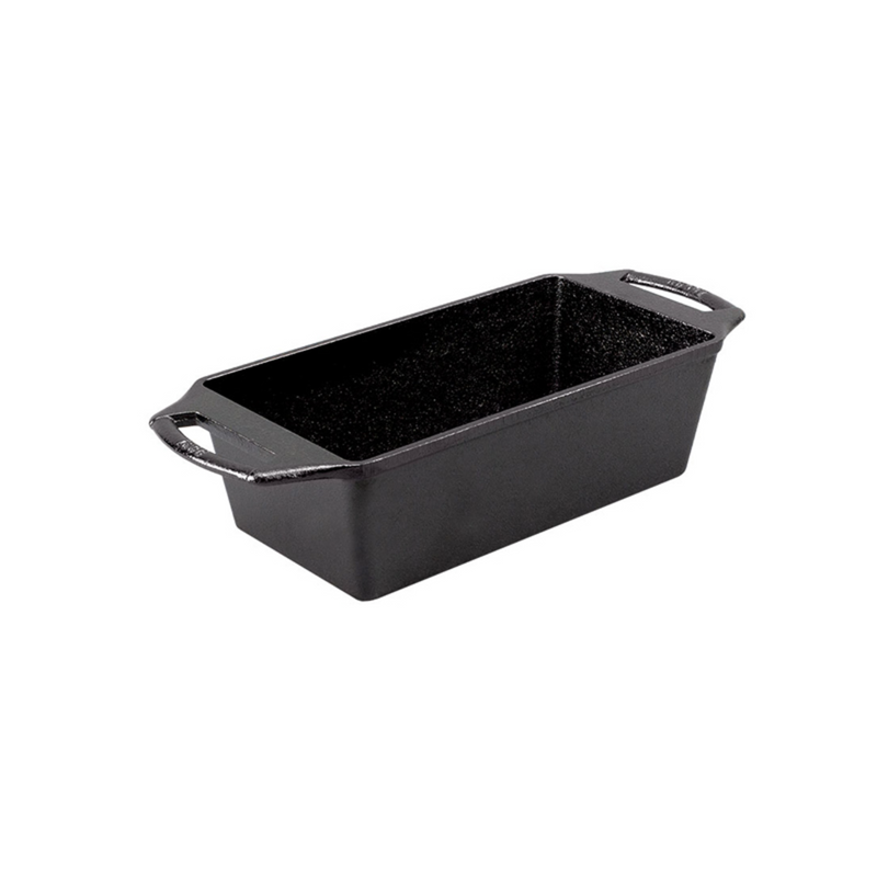 Lodge Cast Iron 8.5 x 4.5 Inch Seasoned Cast Iron Loaf Pan