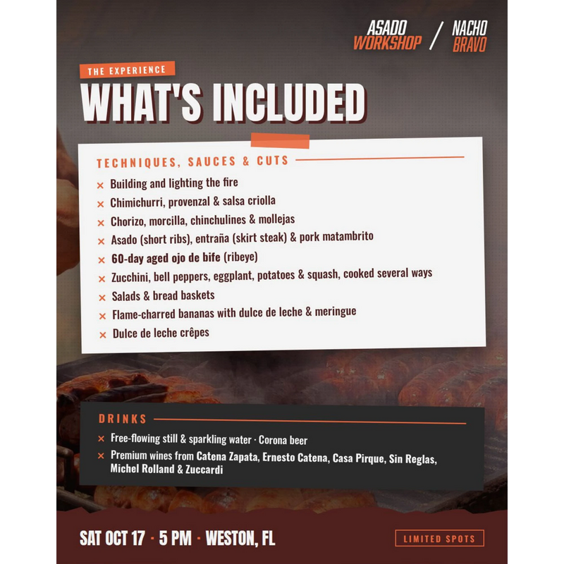 GW Hands-On Masterclass - Master the Art of Argentine Asado by Nacho Bravo | GW STORE
