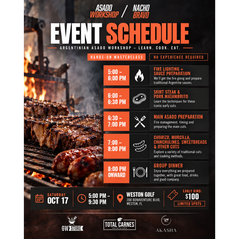 GW Hands-On Masterclass - Master the Art of Argentine Asado by Nacho Bravo | GW STORE