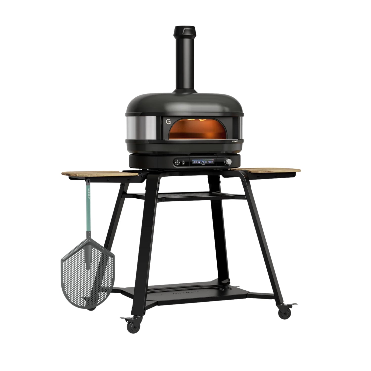 Gozney Dome Gen 2 Off-Black Dual Fuel Freestanding Outdoor Pizza Oven Essentials Bundle | GW STORE