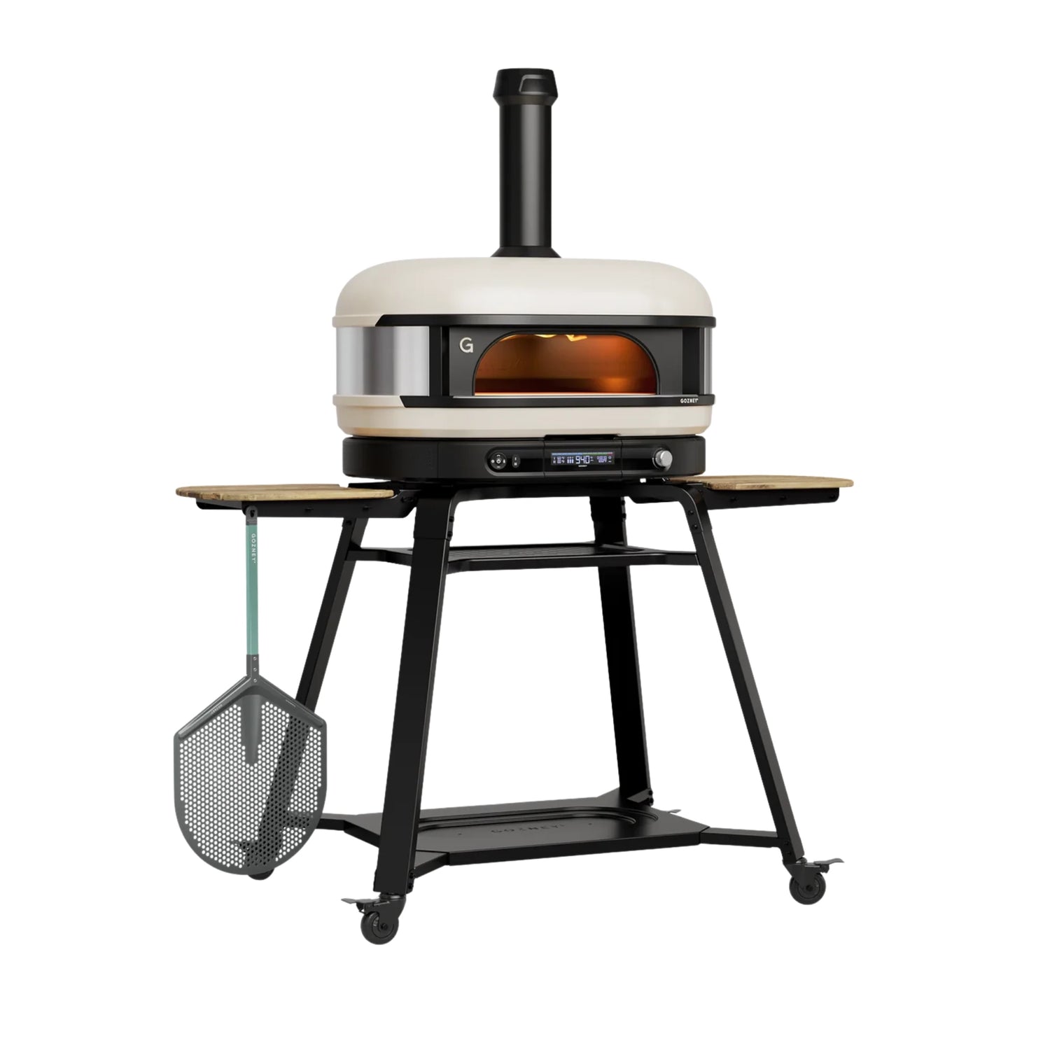 Gozney Dome XL Gen 2 Bone Dual Fuel Freestanding Outdoor Pizza Oven Essentials Bundle | GW STORE