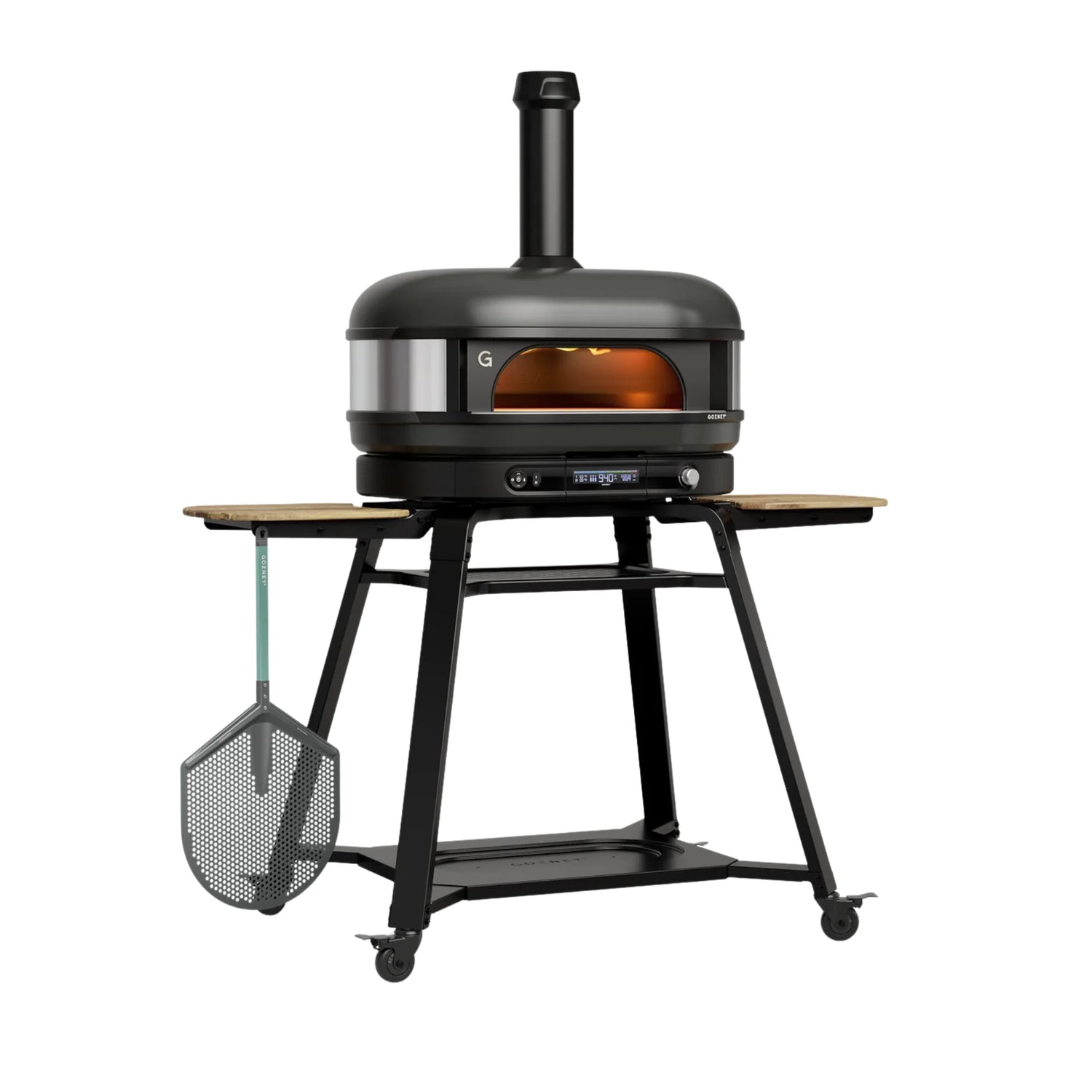 Gozney Dome XL Gen 2 Off-Black Dual Fuel Freestanding Outdoor Pizza Oven Essentials Bundle | GW STORE
