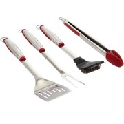 GrillPro 4-Piece Stainless Steel Tool Set with Grips | GW STORE