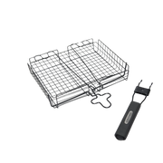 GrillPro Deluxe Non Stick Broiler Basket with Detachable Handle | GW STORE