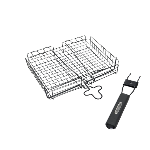 GrillPro Deluxe Non Stick Broiler Basket with Detachable Handle | GW STORE