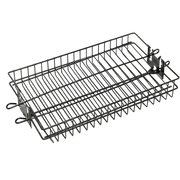 GrillPro Non-Stick Flat Spit Rotisserie Grill Basket | GW STORE