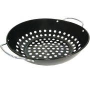 GrillPro Porcelain Coated Round Grill Topper Black | GW STORE