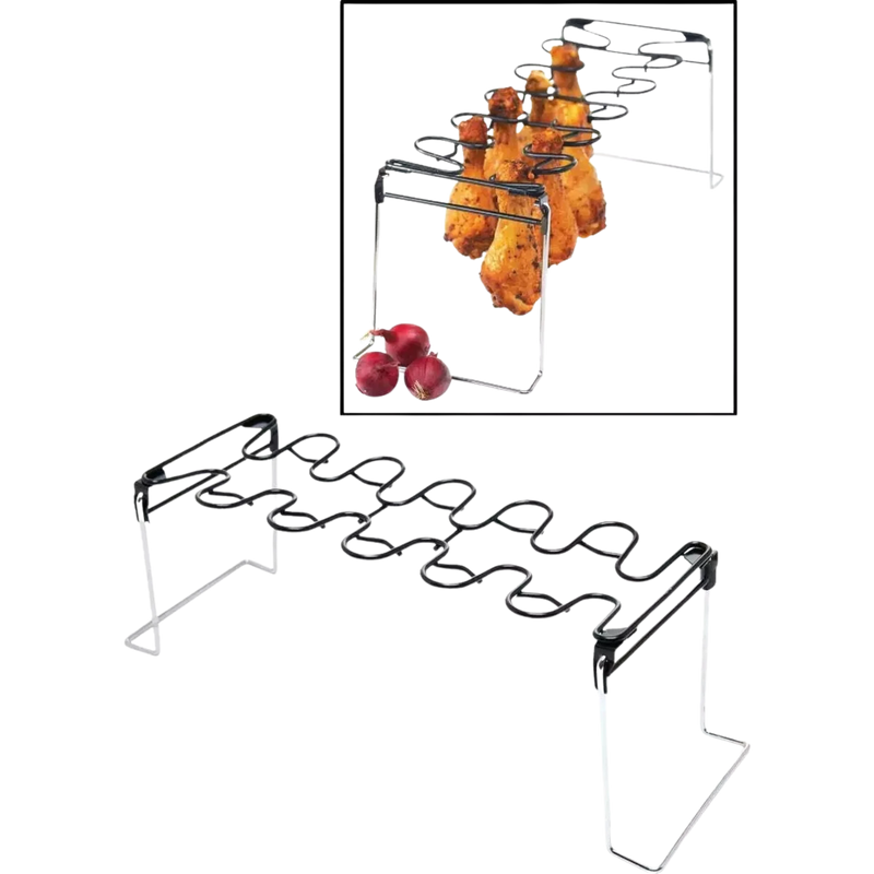 GrillPro Steel Wing & Leg Grill Rack | GW STORE