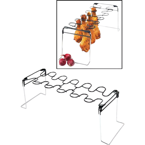 GrillPro Steel Wing & Leg Grill Rack | GW STORE