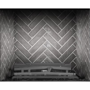 Napoleon Westminster Grey Herringbone Brick Decorative Panel for Elevation X 36 | GW STORE