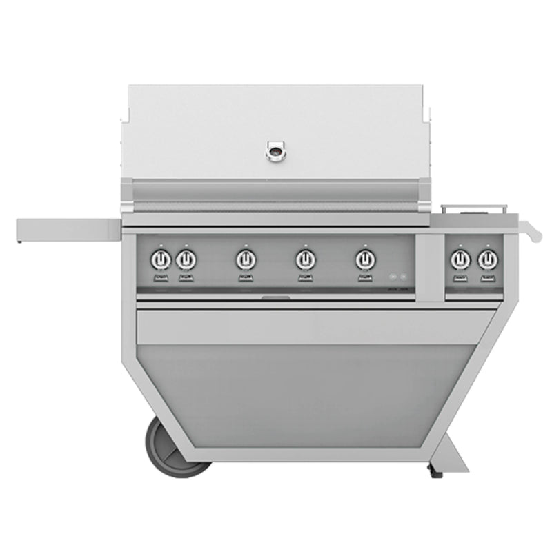Hestan 42" Deluxe Gas Grill on Cart with Rotisserie Burner | GW STORE