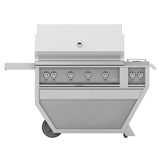 Hestan 42" Deluxe Gas Grill on Cart with Rotisserie Burner | GW STORE