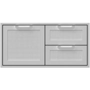 Hestan 42" Double Drawer & Storage Door Combo Recessed Marquise Acc | GW STORE
