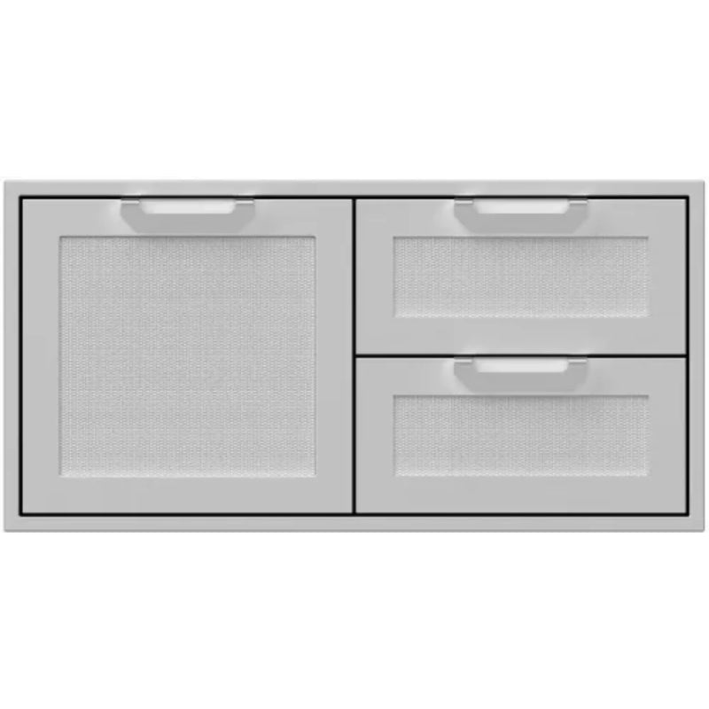 Hestan 42" Double Drawer & Storage Door Combo Recessed Marquise Acc | GW STORE
