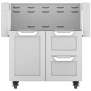 Hestan GCR30 30-Inch Grill Cart with Double Drawer and Door – Stainless Steel | GW STORE