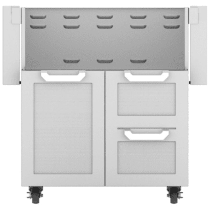 Hestan GCR30 30-Inch Grill Cart with Double Drawer and Door – Stainless Steel | GW STORE