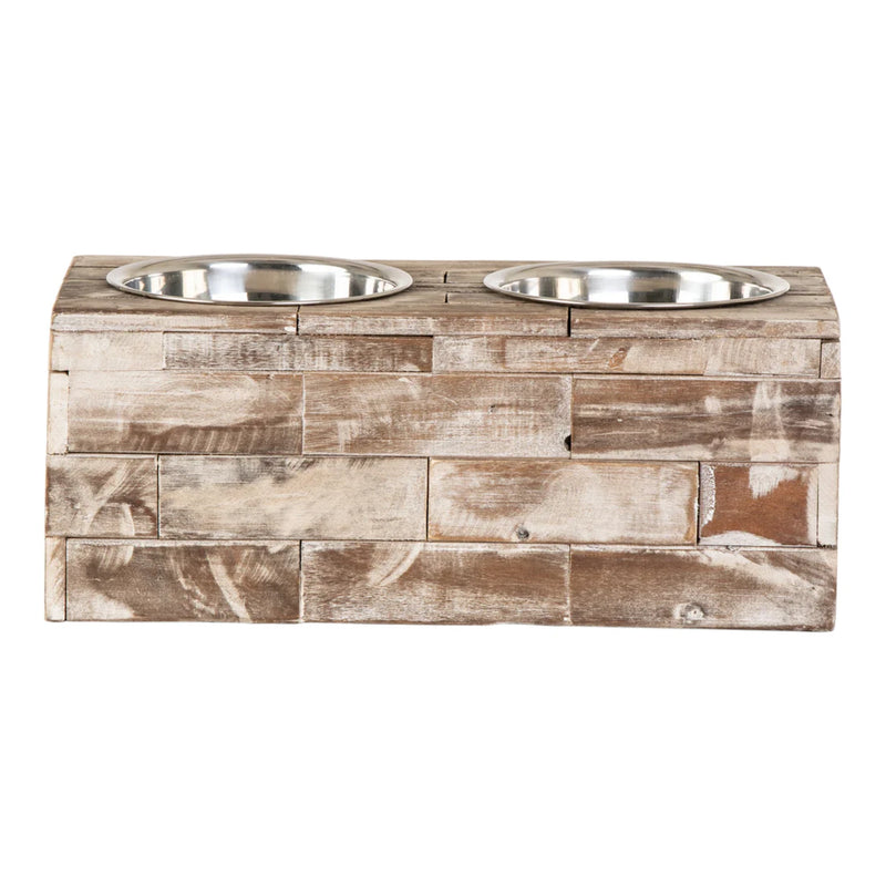 Huntley Pet Berjen Large Double Feeder | GW STORE