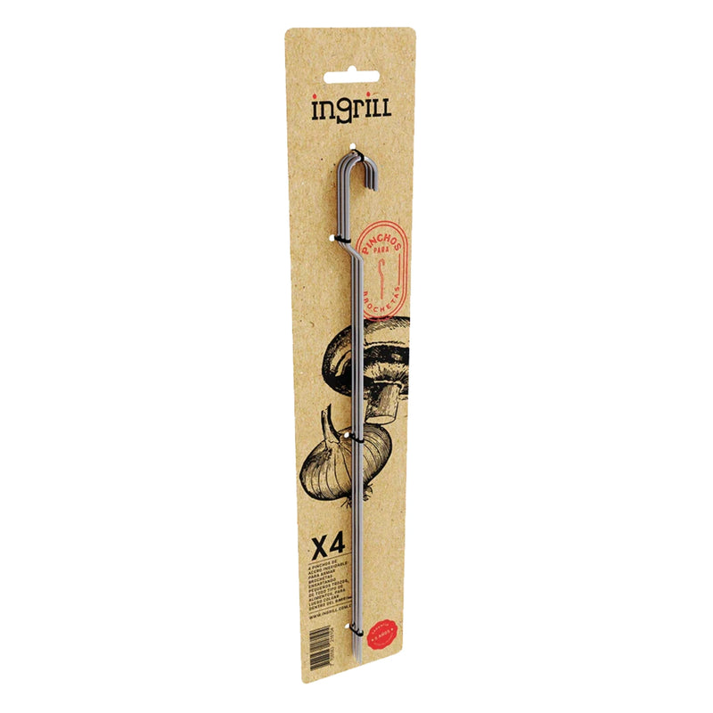 Ingrill Stainless Steel Skewer Kit, Set of 4 | GW STORE