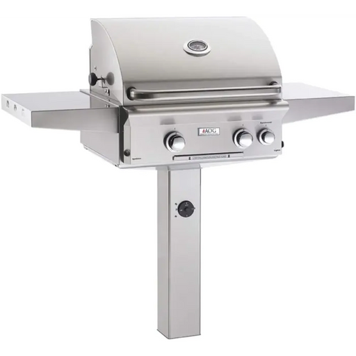 American Outdoor Grill L-Series 24-inch Natural Gas Grill On in-Ground Post | GW STORE