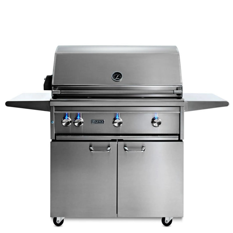 Lynx L36TRF Professional 36-Inch Freestanding Gas Grill With One Infrared Trident Burner And Rotisserie | GW STORE