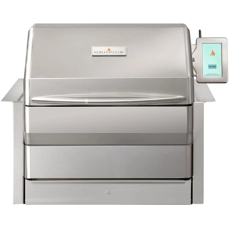 Memphis Grills VGB0001S Pro ITC3 Built-In Pellet Grill 28-Inch 304 Stainless Steel Wi-Fi Monitored | GW STORE