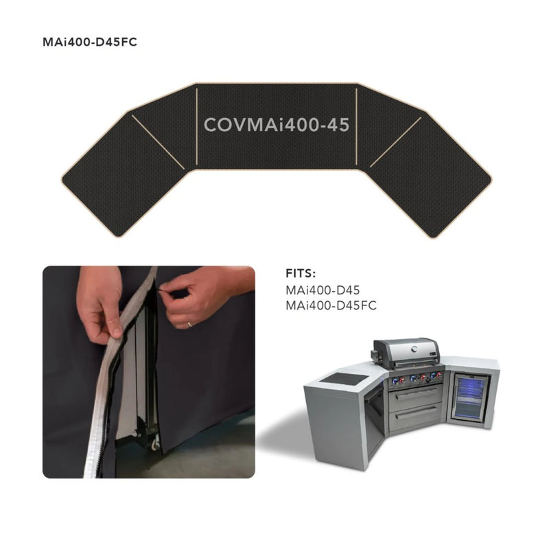 Mont Alpi Island Cover For 400 Deluxe 45 Degree Island Grill | GW STORE