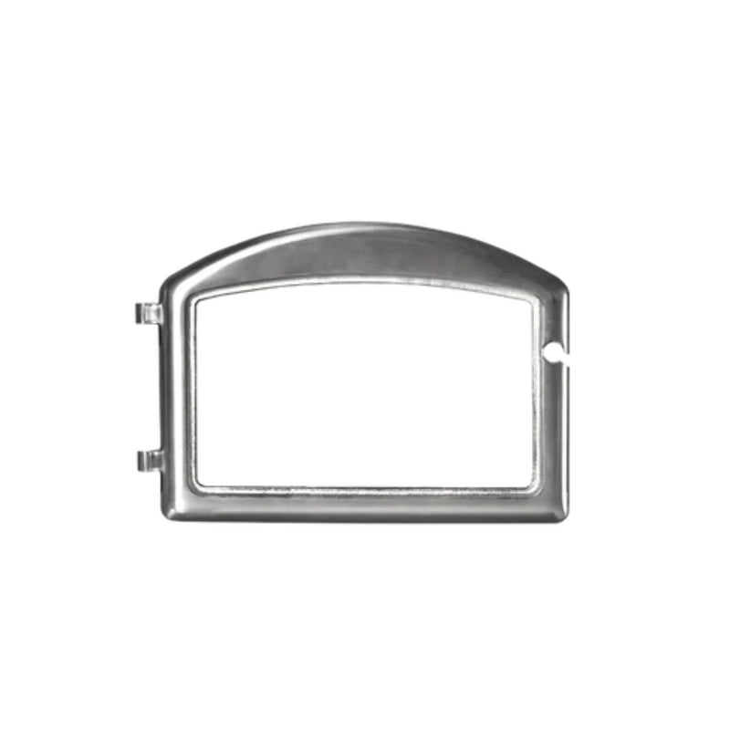 Napoleon Arched Satin Chrome Plated Cast Iron Door | GW STORE
