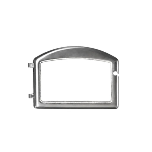 Napoleon Arched Satin Chrome Plated Cast Iron Door | GW STORE