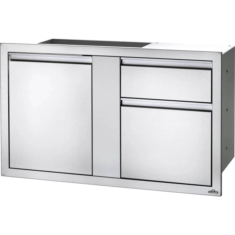 Napoleon BI-4224-1D1W - 42" x 24" Large Door & Waste Bin Drawer Combo | GW STORE