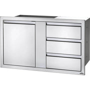 Napoleon BI-4224-1D3DR - 42" x 24" Large Single Door & Triple Drawer Combo | GW STORE