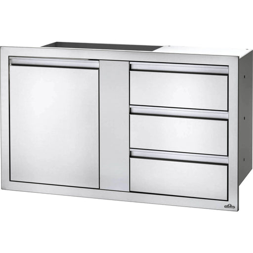 Napoleon BI-4224-1D3DR - 42" x 24" Large Single Door & Triple Drawer Combo | GW STORE