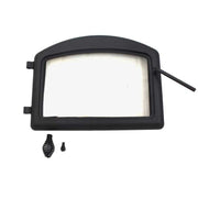 Napoleon H222M Metallic Black Standard Arch Cast Iron Door with Glass | GW STORE