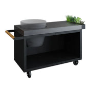 OFYR Black 135 PRO Kamado Table for The Bastard w/ Concrete Worktop - Discontinued / New In Box | GW STORE