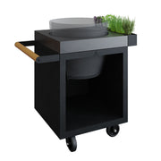 OFYR Black 65 PRO Kamado Table for The Bastard w/ Concrete Worktop | Buy at GW STORE